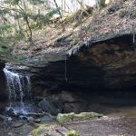 Mineral springs brought guests to Raccoon Creek waterfall