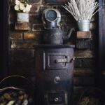 How to stay warm at night in an old farm house wood stove