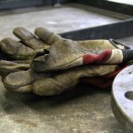 Work from yesteryear work gloves