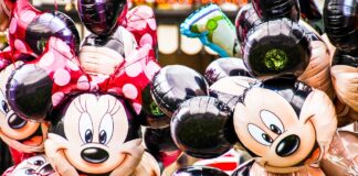 Put your casual foot forward Minnie and Mickey Mouse