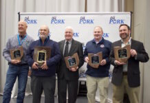 Ohio pork industry talks swine health, sustainability at 2022 conference Award winners at the Ohio Pork Congress.