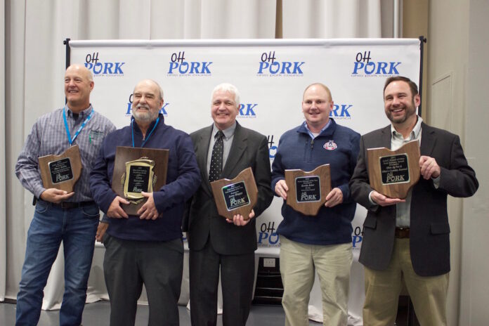ohio_pork_congress_group Award winners at the Ohio Pork Congress.