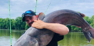 Record blue catfish caught in West Virginia in May West Virginia record catfish