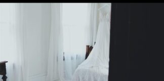 Hole in the wall GirlWonder's wedding dress