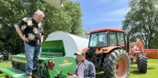 Farmers get ready to plant fiber hemp.