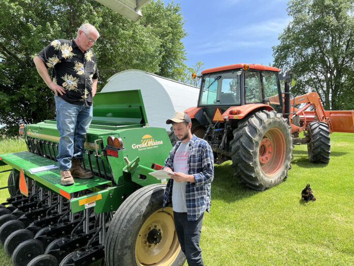 ohio hemp co plant Farmers get ready to plant fiber hemp.