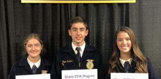 Roundup of FFA news for June 2, 2022 Waterford FFA State Degree recipients