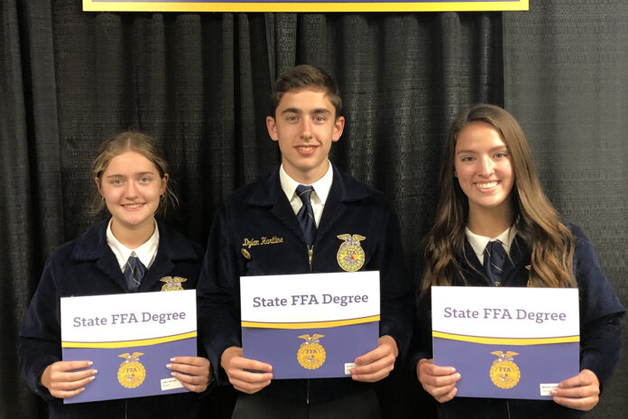 Waterford FFA State Degree recipients Waterford FFA State Degree recipients