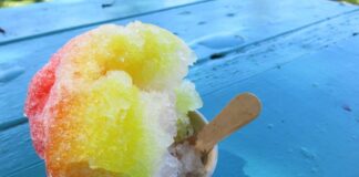 Plan a do-nothing day snow cone