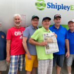 At the old ball game with Pat Kehoe and friends