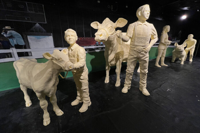 2022 Ohio State Fair butter sculpture 2022 Ohio State Fair butter sculpture