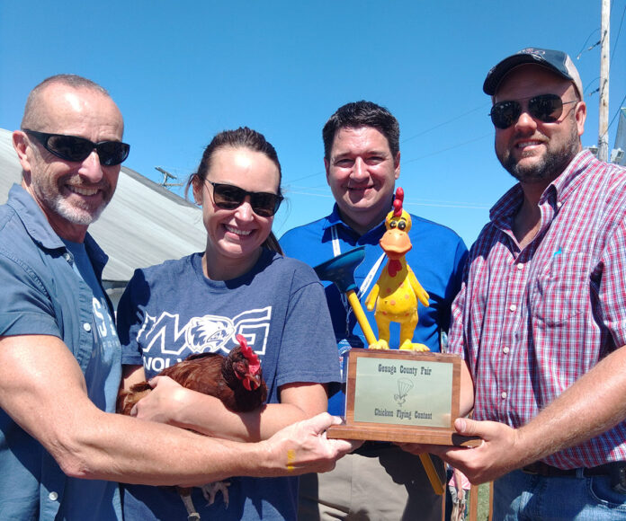 Geauga chicken flying contest