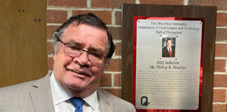 Former Minerva Dairy CEO Phil Mueller honored Phil Mueller