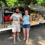 Visiting a fruit stand in Hawaii with the Ligos