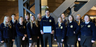Dalton Frischkorn receives American FFA Degree Southern Local FFA