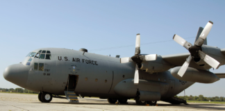 MAPS welcomes largest aircraft in its history Hercules combat cargo aircraft