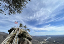 Chasing spring and iconic views in North Carolina Chimney Rock