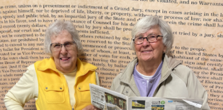 Margaret Lowe and Virginia Carroll