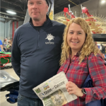 At the National Farm Machinery with Kyle and Rebecca Scott Kyle and Rebecca Scott