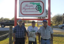 Hitching a ride to the Florida Flywheelers Show John McGhee, Dave Philson and Tom Hanna