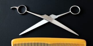 Losing the battle of the bangs hair scissors and comb