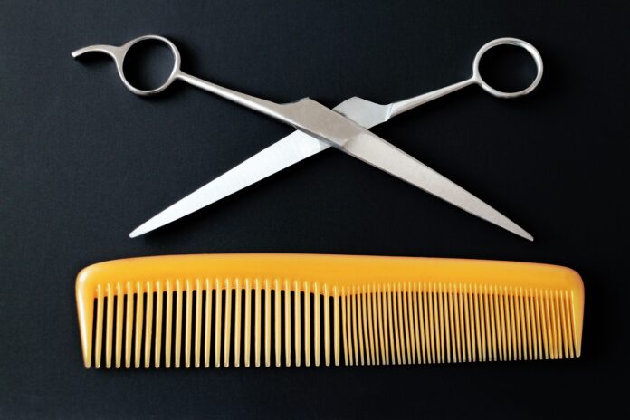 hair scissors and comb hair scissors and comb