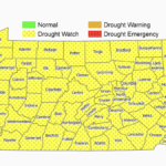 Statewide drought watch declared in Pennsylvania Pennsylvania drought watch map