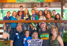 Lake County 4-H’ers sell goat for friend at basic training Lake County Grand Champion Carcass Goat