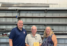 Kenreich receives service award from Mahoning County Farm Bureau David Kenreich