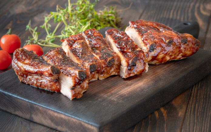 Grilled pork ribs BBQ Ribs