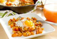 Sweet Potato Hash with Chicken and Eggs Sweet Potatoe Hash with Eggs