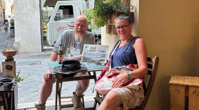 Vacationing with Erin Feldman and Dave Page in Italy Erin Feldman and Dave Page