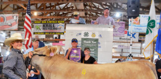 2023 Butler Farm Show junior livestock sale Grand Champion Beef