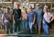 Waterford Community Fair sale Grand Champion Hog