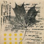 Make a printed tote at Stainbrook Park leaf print