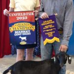 2023 Grand Champion Market Dairy Goat – Exhibited by Colton Weingart – Purchased by Former Justice Mary DeGenaro