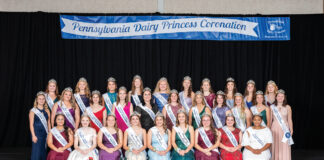 2023 Pennsylvania Dairy Princess participants