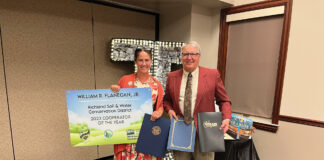 Richland SWCD awards Volunteer, Cooperator of the Year Bill Flanegan
