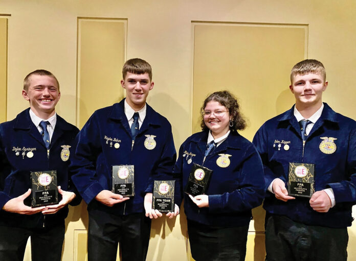 East Knox FFA Milk Team