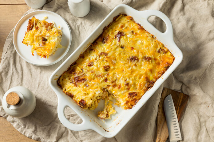 Homemade Bacon Amish Breakfast Casserole