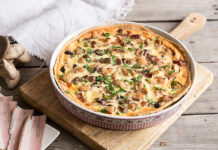 Chicken Mushroom Quiche