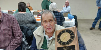 Guernsey SWCD honors John Enos for 50 years of service at annual meeting John Enos