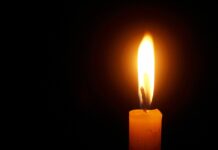 I am my own light, even in the darkness candle