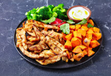 Glazed Chicken and Sweet Potatoes