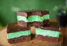 Chocolate Mint Dream Bars
