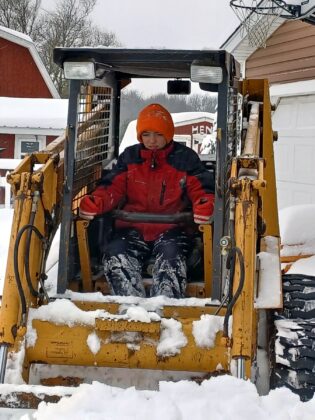 Daniel Kibler on skid steer