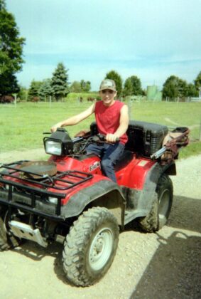 Daniel on 4-wheeler