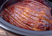 Slow Cooker Ham and Glaze