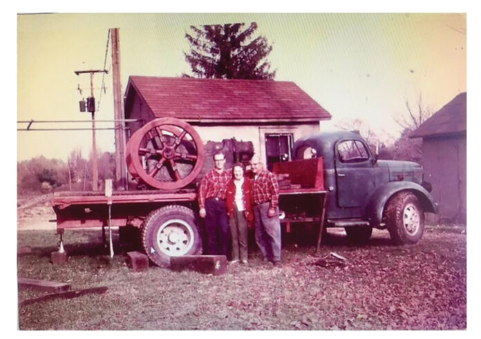 Paul Harvey and his parents