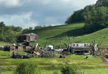 Community picks up pieces after tornado destroys West Virginia farm